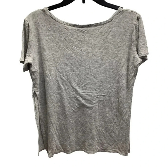 Forever 21 Grey Top With Side Slits (Preowned) - Picture 3 of 4